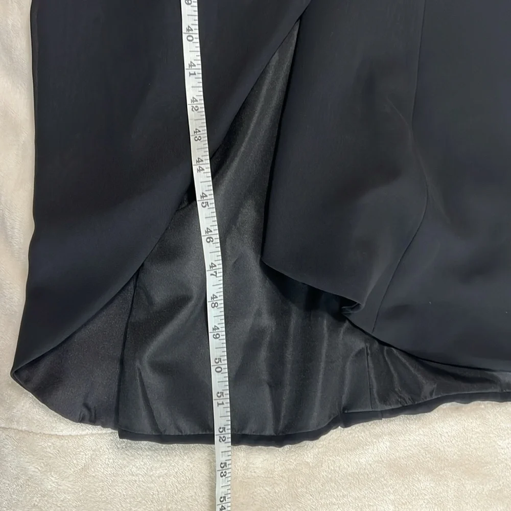 Kleinfeld Pleated-Bodice High-Low Bridesmaid Dress Black Size 2 NWT - Picture 15 of 15